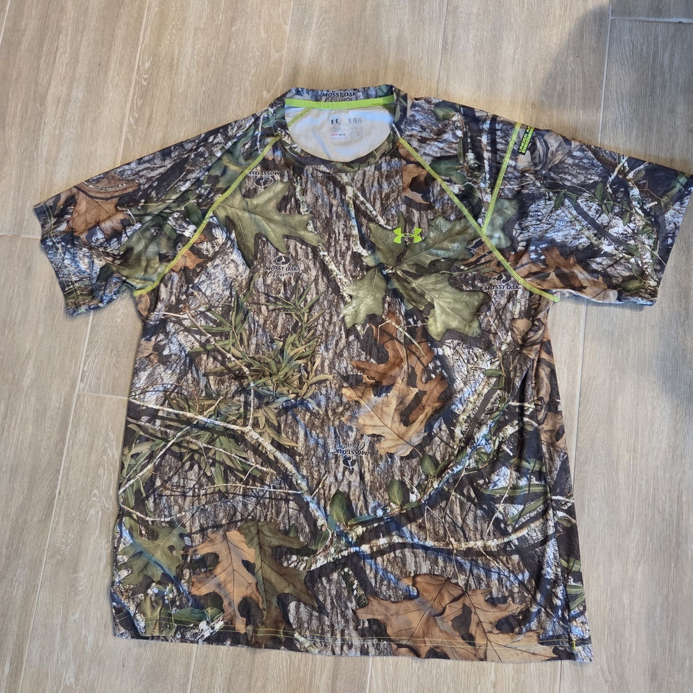 Under Armour Men's Woodland Camo Short Sleeve Tee